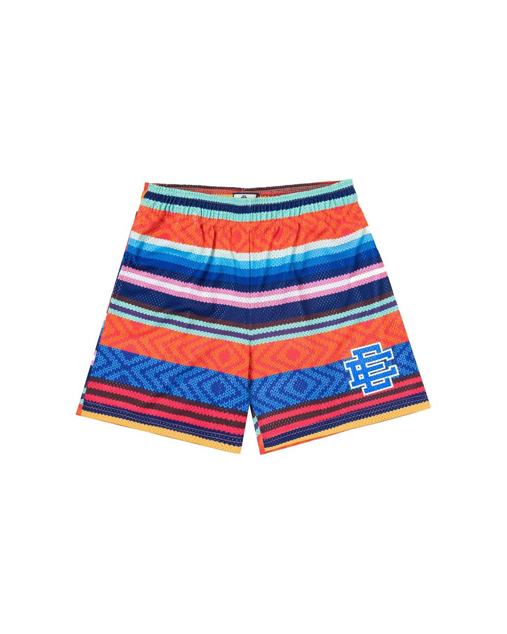 Eric Emanuel Black Ee Basic Shorts "Baja Rug" Ee121" for men