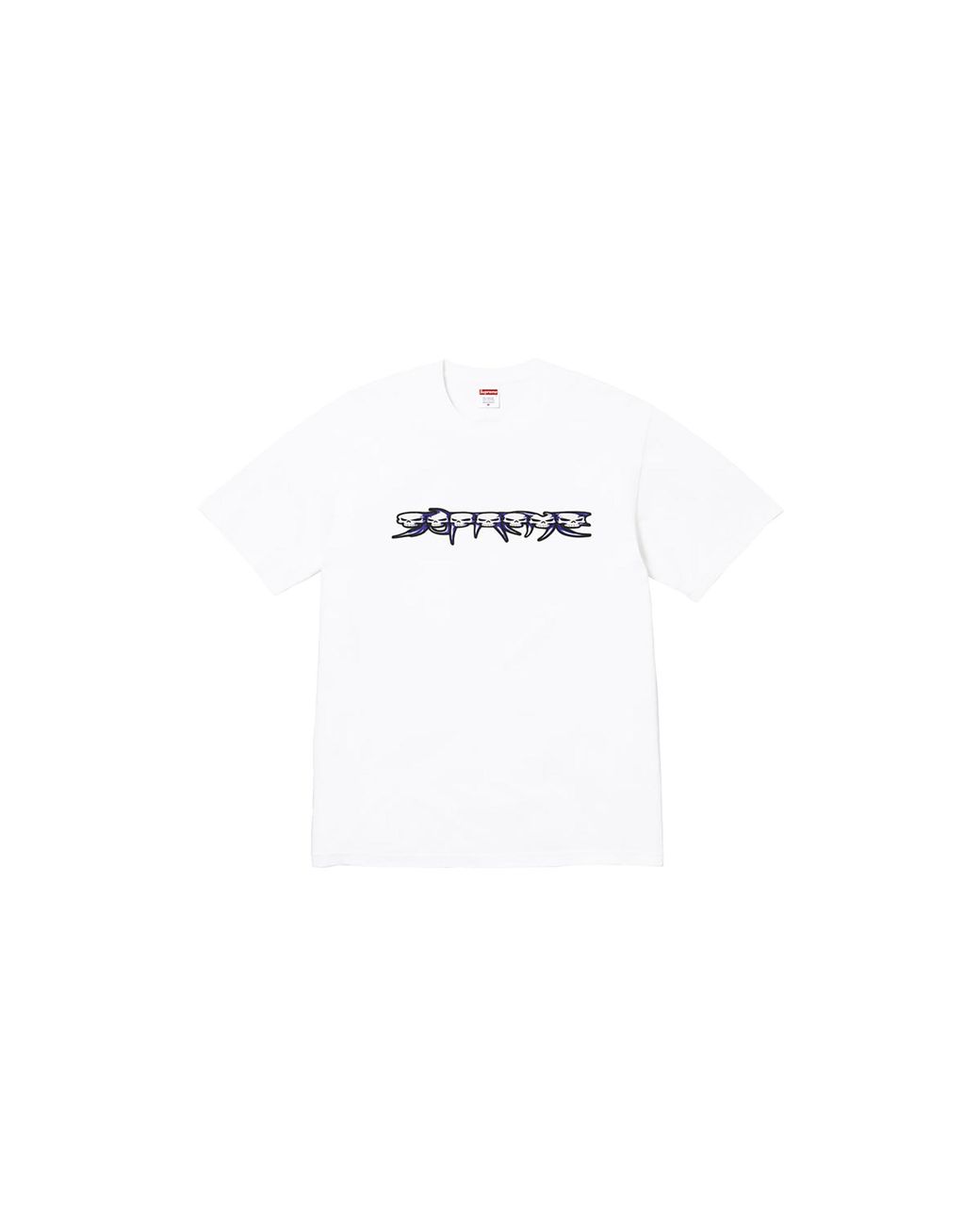Supreme Black Skulls Spellout Shirt "Fw26