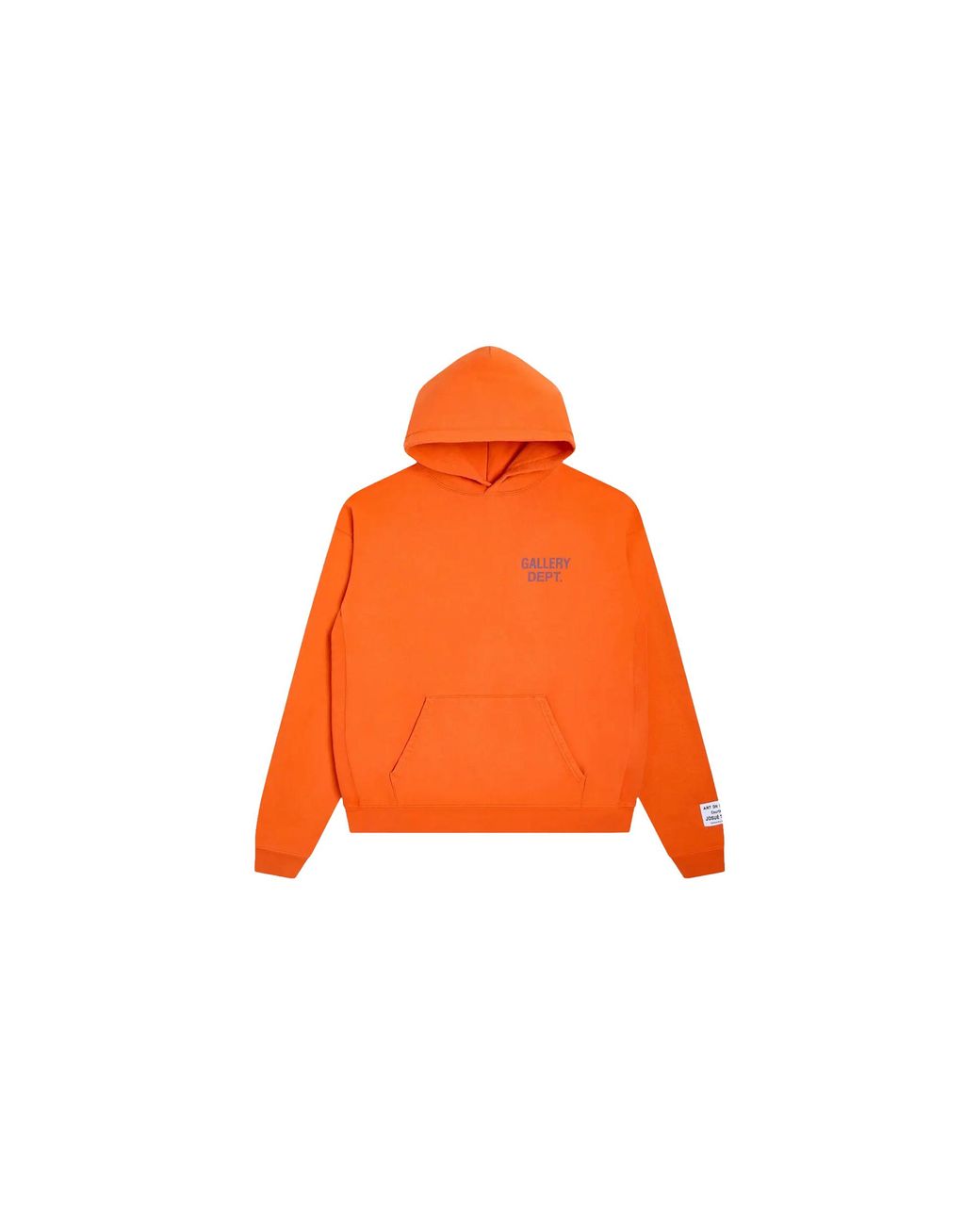 GALLERY DEPT. Orange Logo Hoodie & Gd344" for men