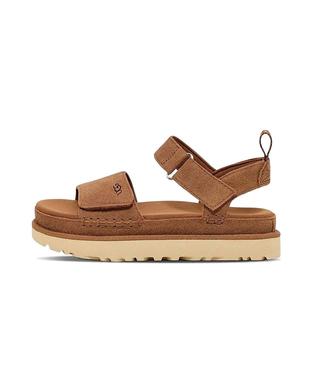 Ugg Black Goldenstar Platform Sandal "Chestnut" 1136783 Che"