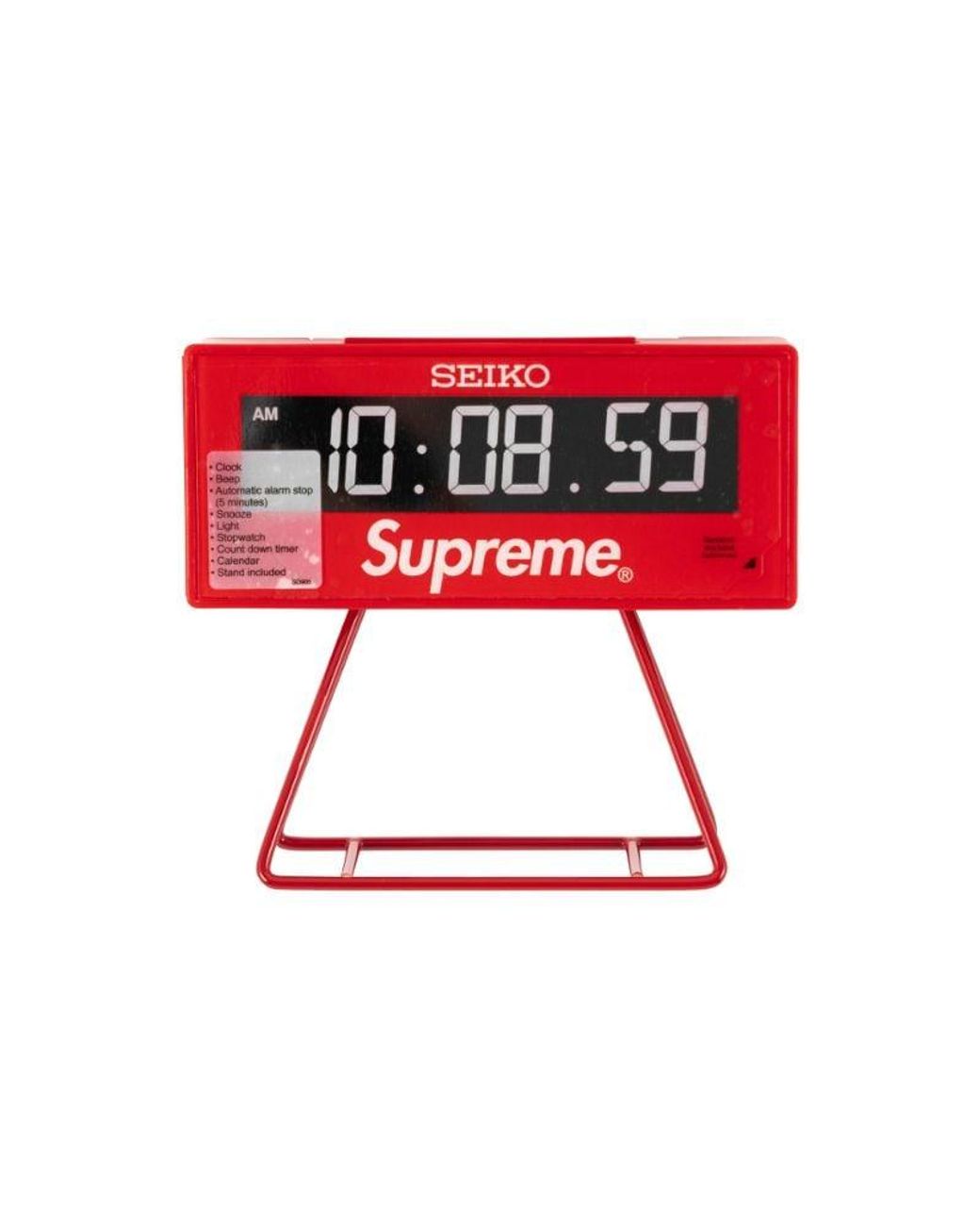 Just Because: Seiko Made A Marathon Clock With Supreme