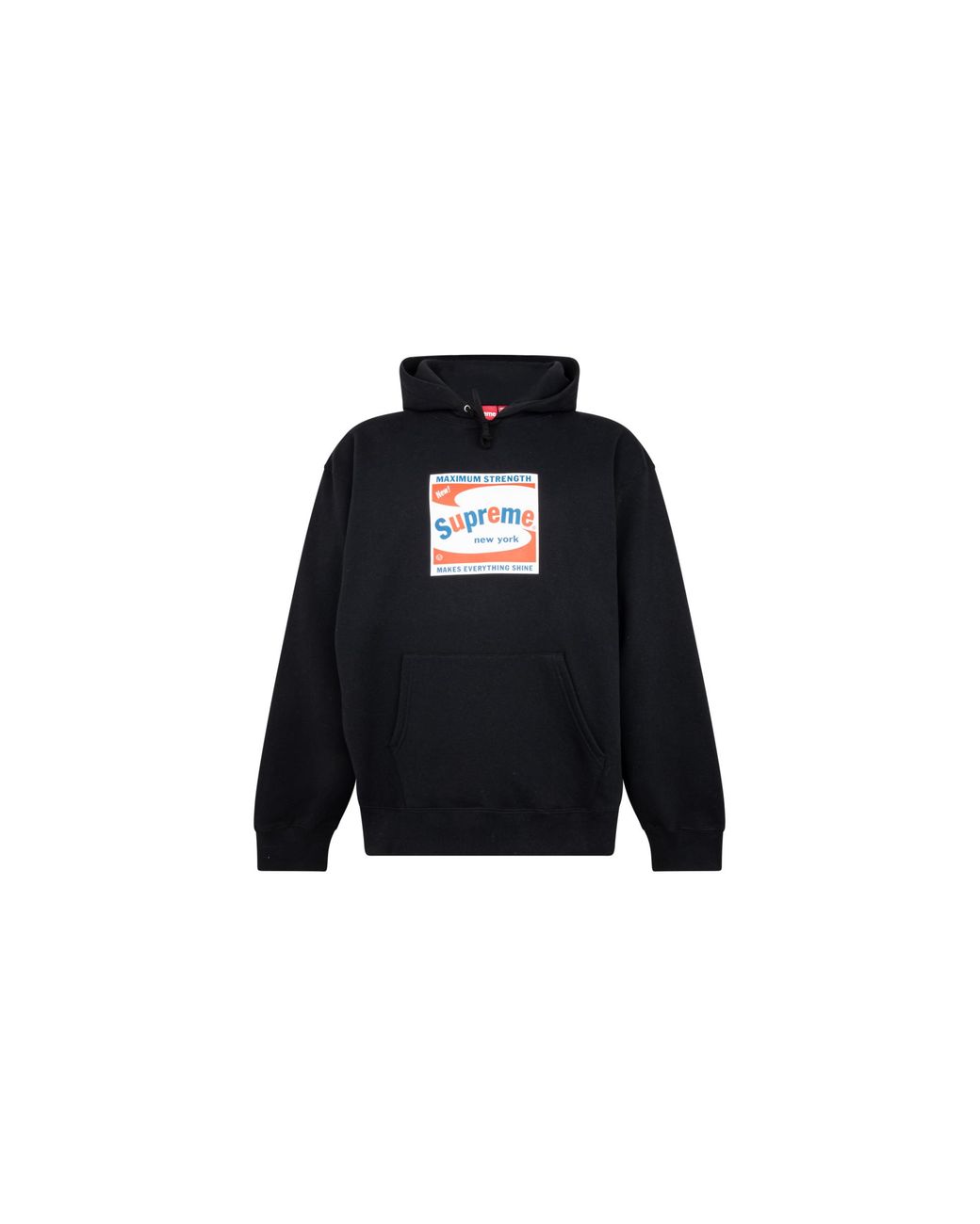Supreme Black Shine Hoodie "Ss21" Su10297"