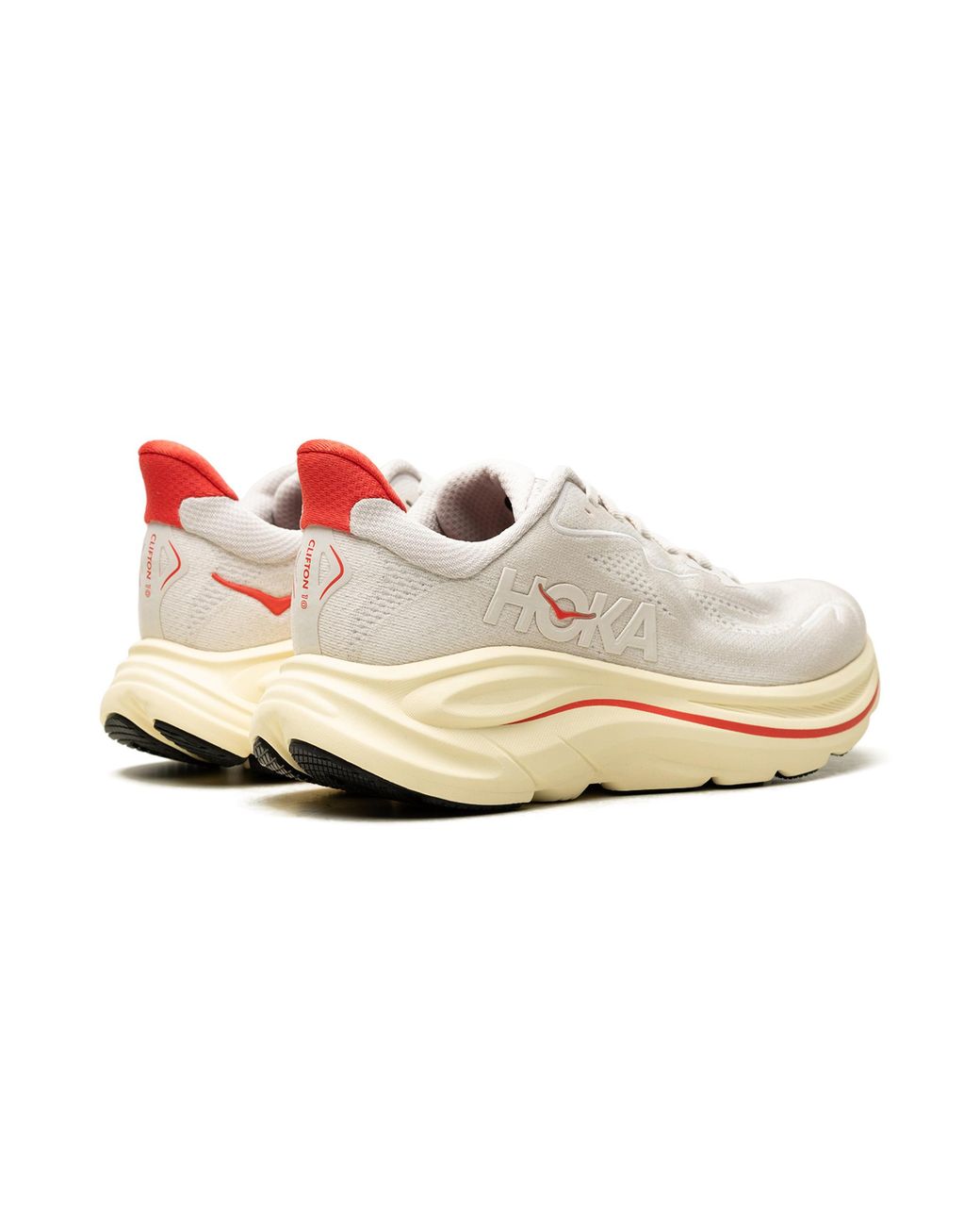 Hoka One One White One Clifton 10 "Stucco" 1162031 Sccc"