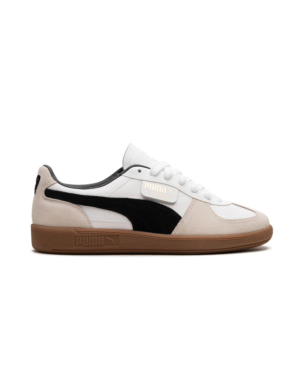 PUMA Black Palermo Leather Vapor Gum" 39646401" for men