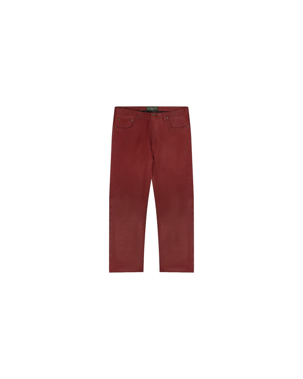 DENIM TEARS Red Kiss My Grits Pants Dt861" for men