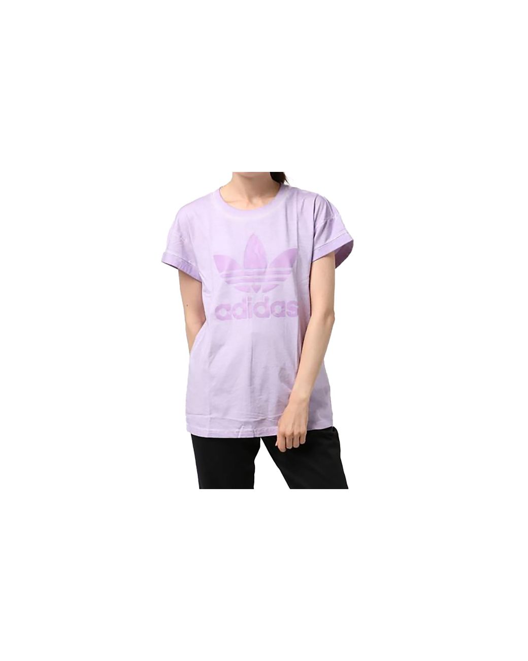 Adidas Black Originals Loose Boyfriend T-Shirt Glow" Du8497"