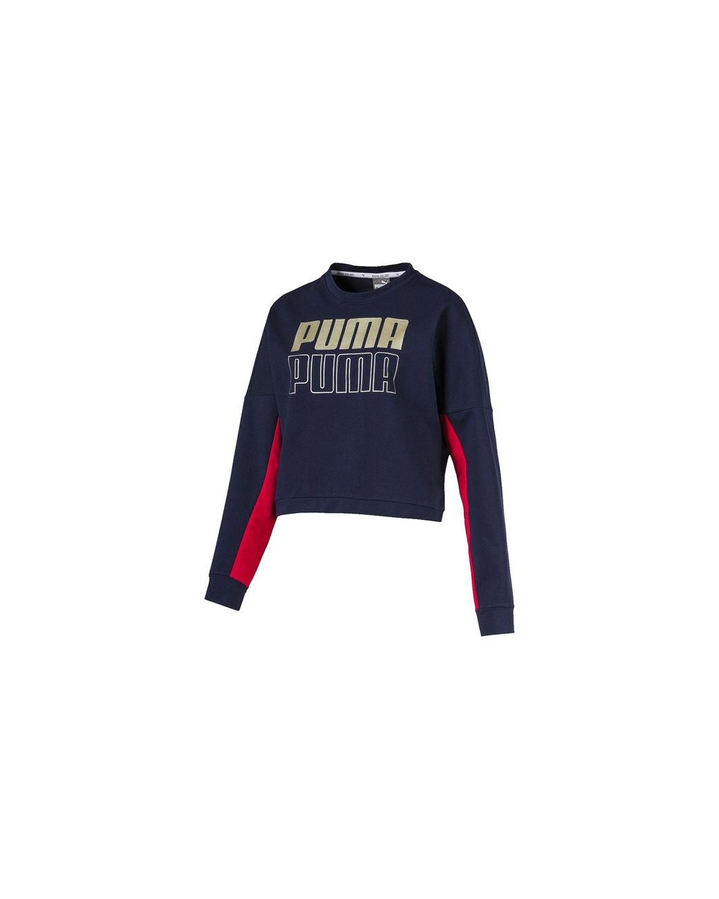 PUMA Black Modern Sport Crew Sweatshirt "Peacoat 852585 06"