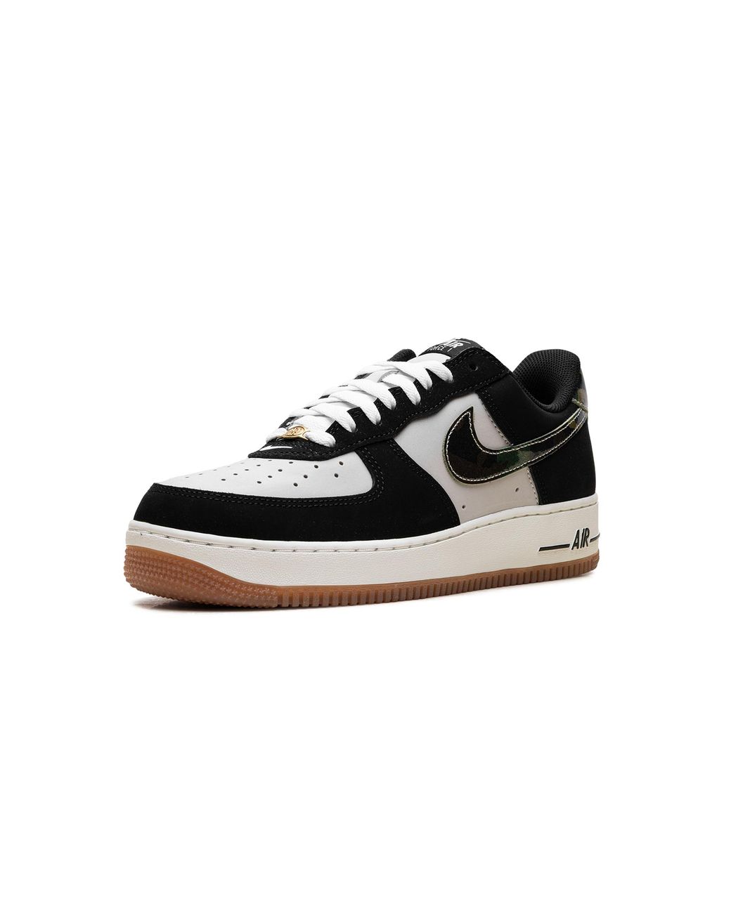 Nike Black Air Force 1 Low '07 Lv8 Patent Camo Swoosh" Hq1967 100" for men