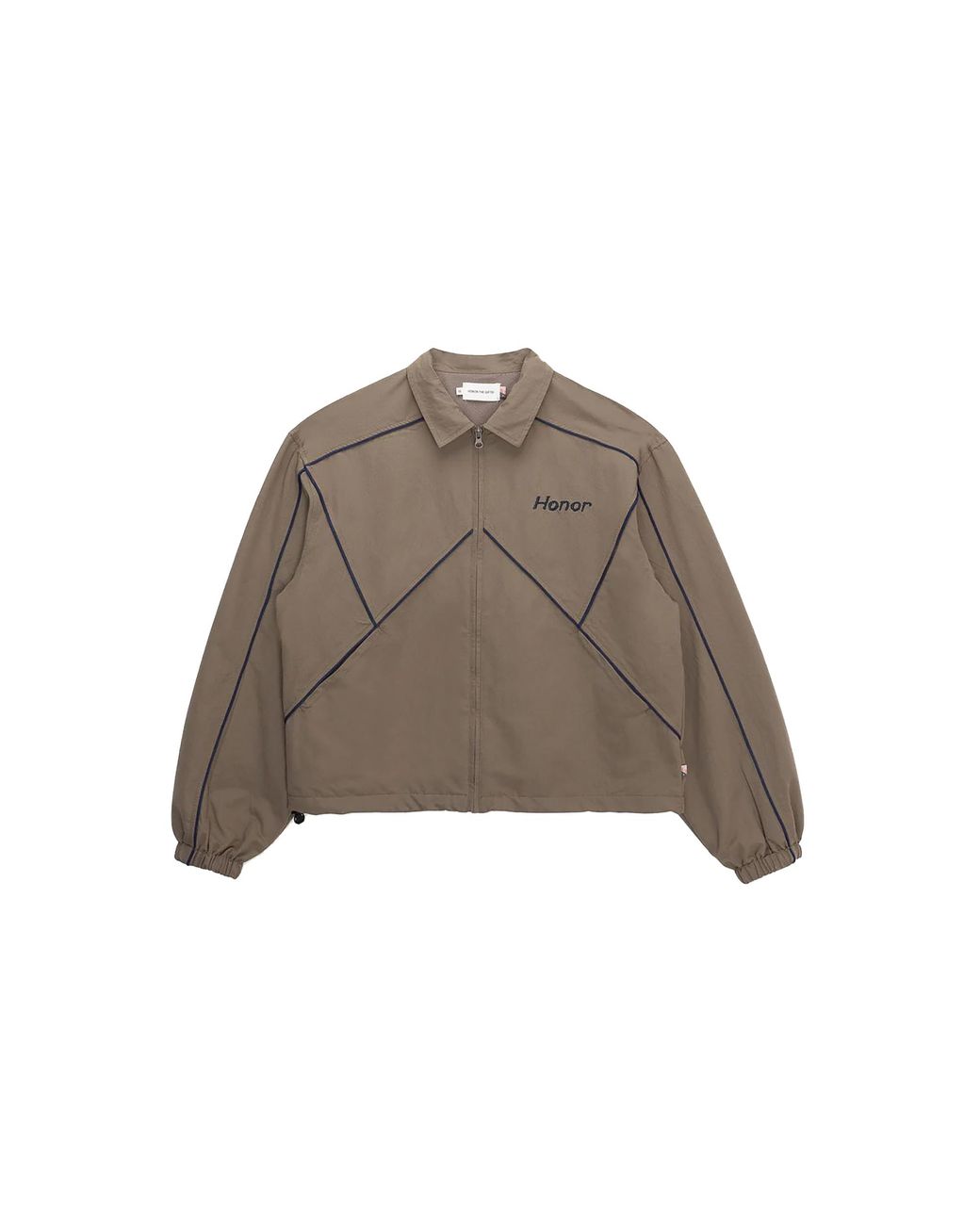 Honor The Gift Brown Nylon Growth Track Jacket "Pebble" Htg260167 Pbl" for men
