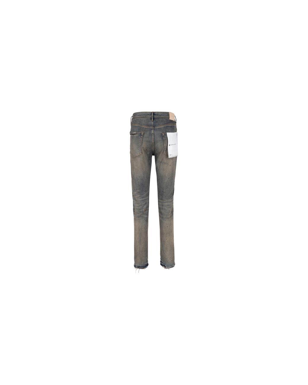 Purple Brand Black Low Rise Slim Fit Jeans P001 Ior" for men