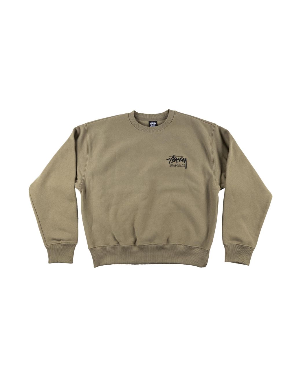 Stussy Green Los Angeles Chapter Crew "Army" Stus398" for men