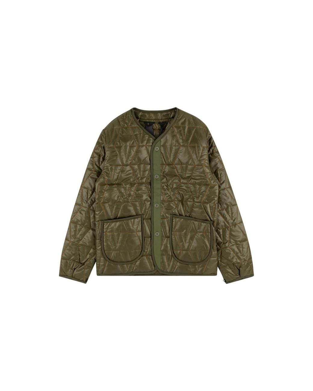 Vlone(GOAT) Green Quilted Jacket Vl0008" for men