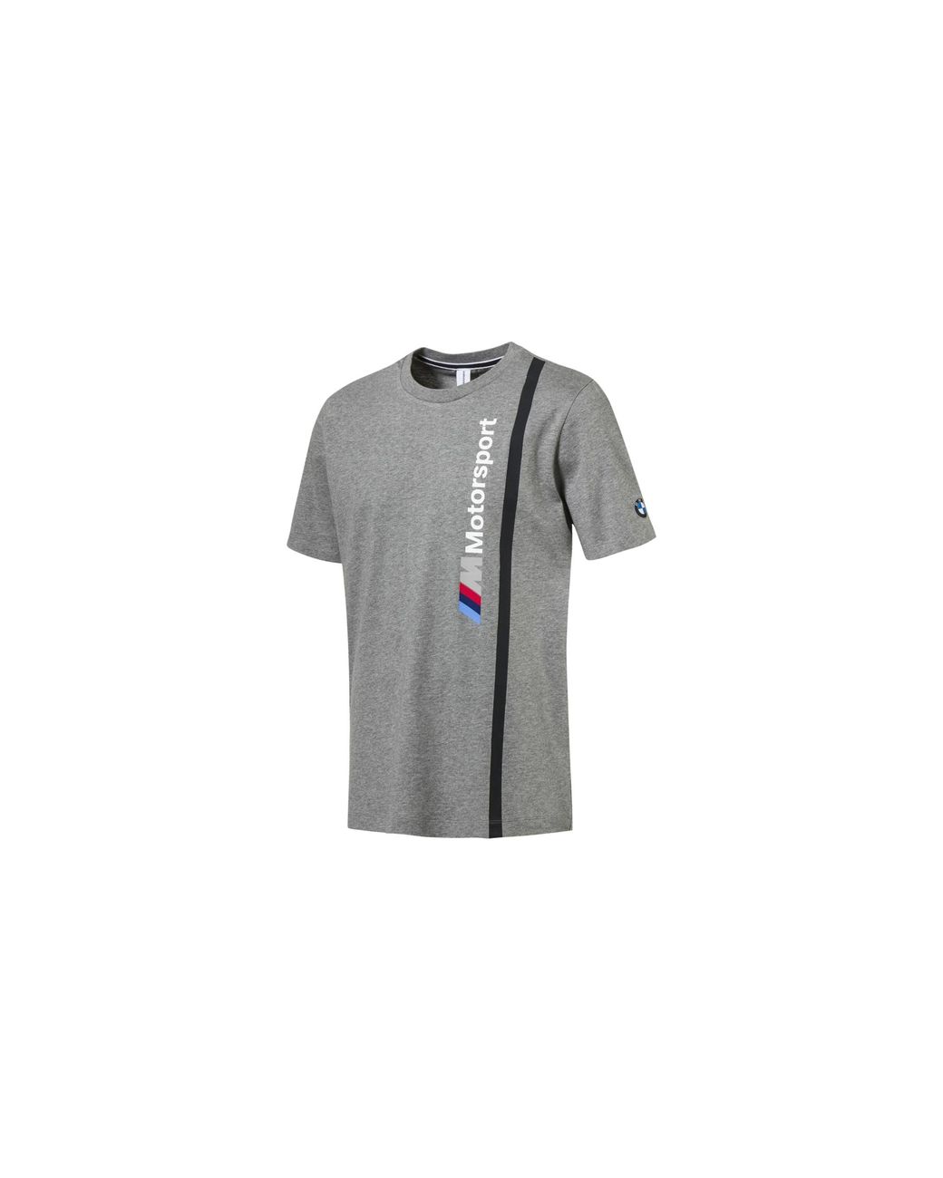 PUMA Black Bmw Motorsport Logo T-Shirt "Medium Heather" 576654 03" for men