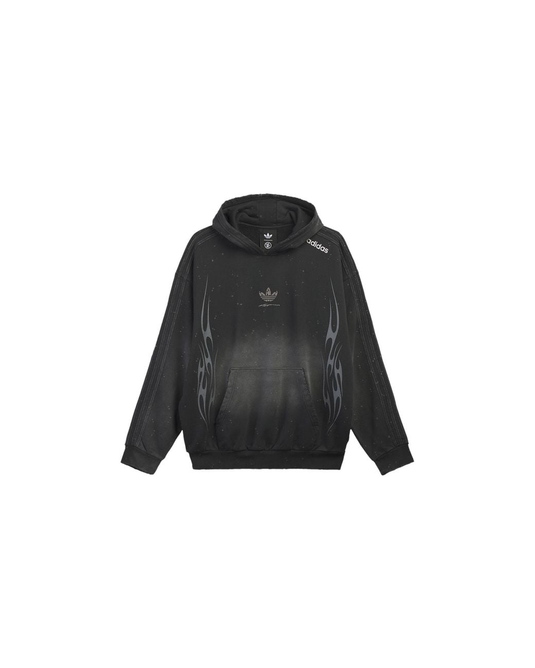 HELLSTAR Black Adidas Hoodie Hsr427" for men