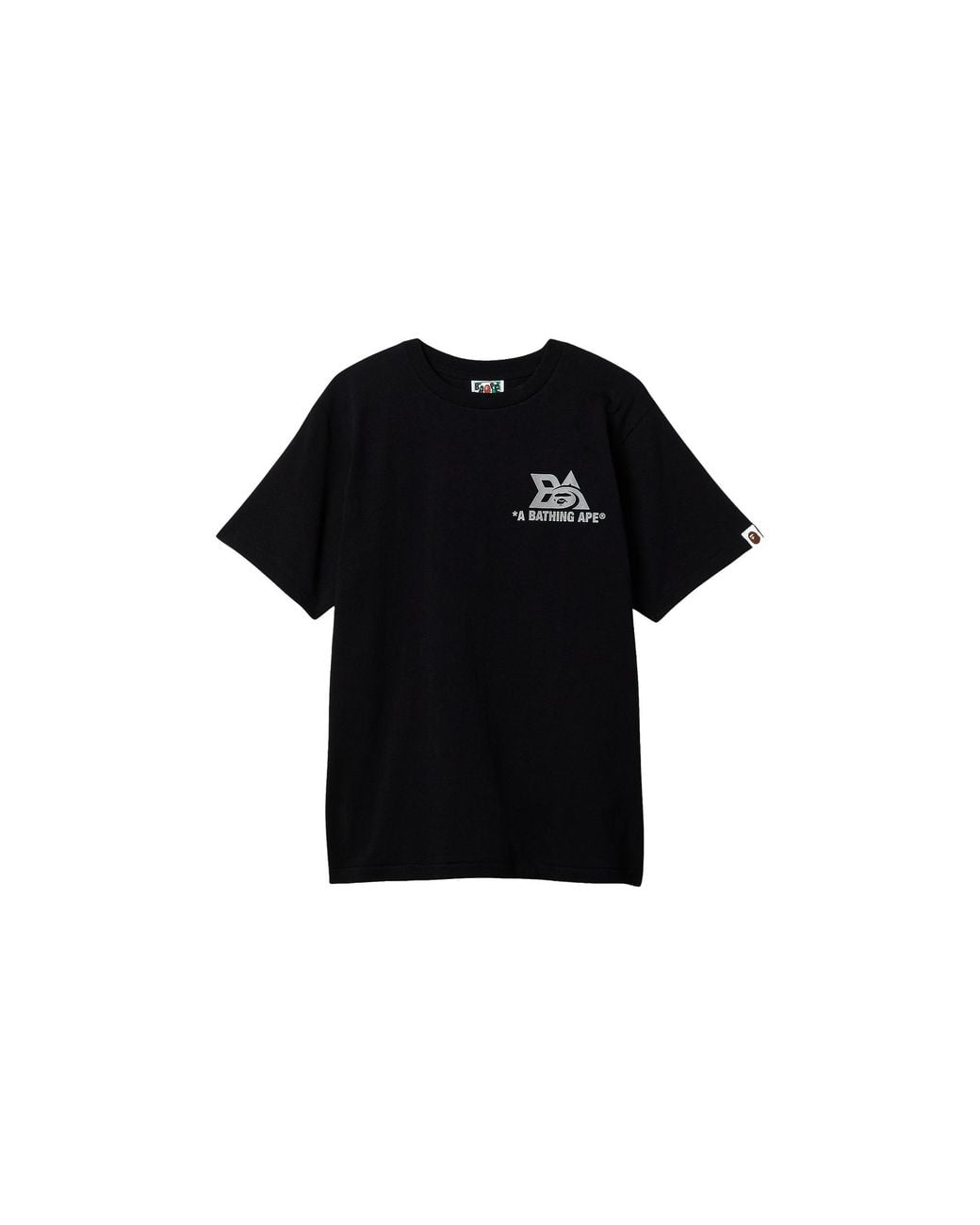 A Bathing Ape Black Reflector Tech Logo T-Shirt 110" for men