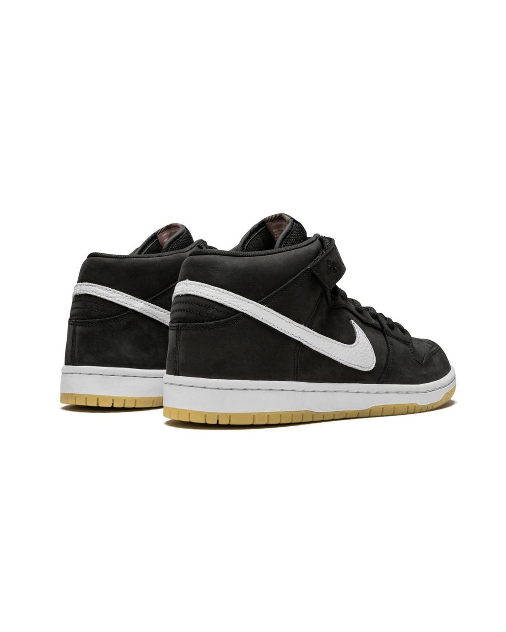 Nike Black Sb Dunk Mid Pro Iso Label for men