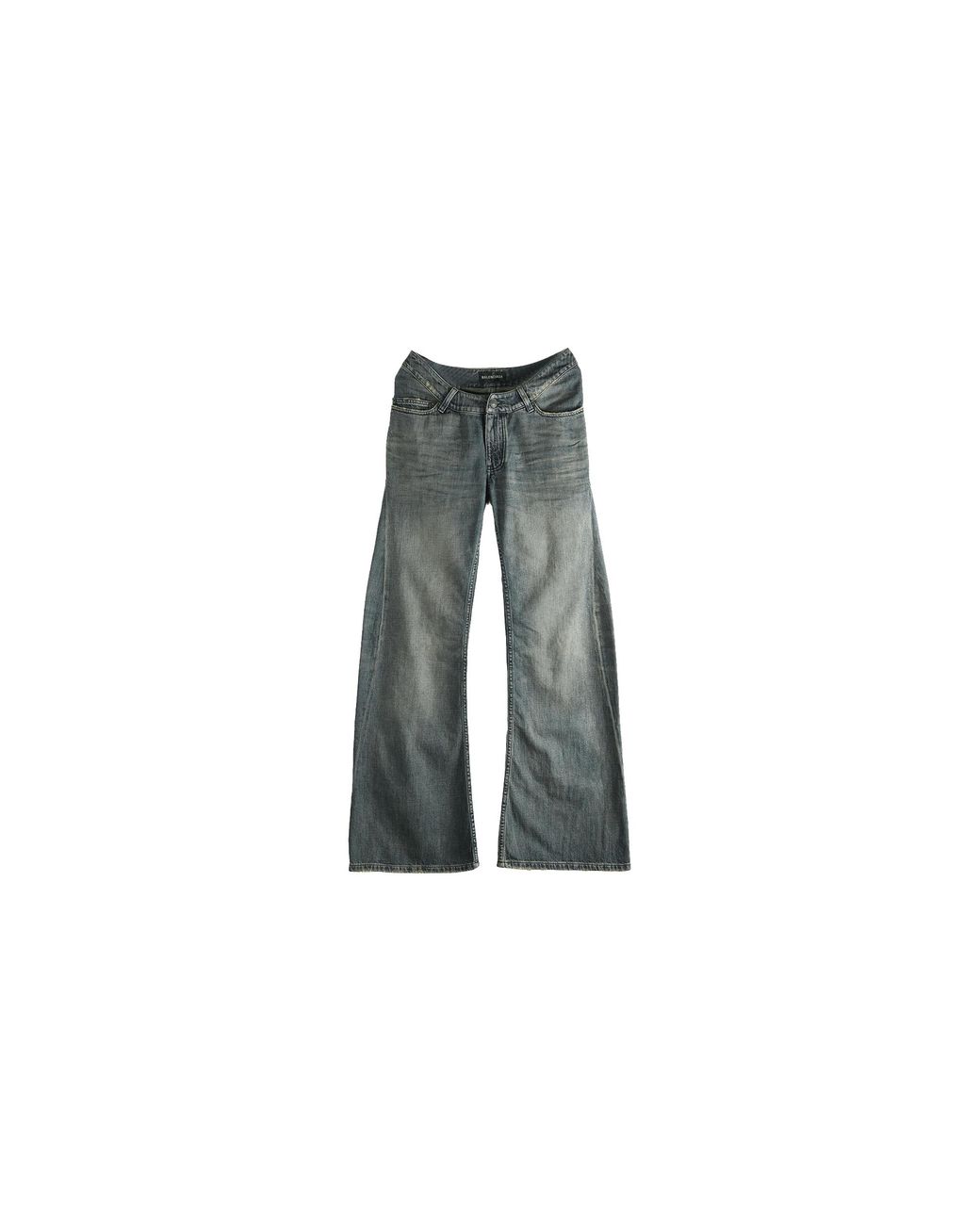 Balenciaga Black Curved Waist Pants 848019 Ttw76 3394"
