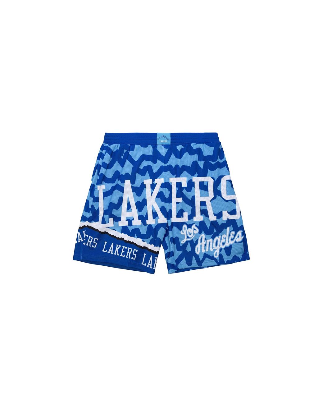 Mitchell & Ness Blue Jumbotron 2.0 Sublimated Shorts "Nba Lakers" Pshr1220 Lalyyppplbbl" for men