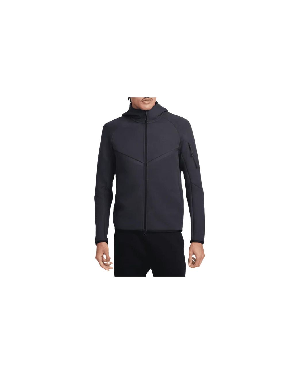 Nike Black Tech Full-Zip Windrunner Hoodie Style /Anthracite" Hv0949 060" for men