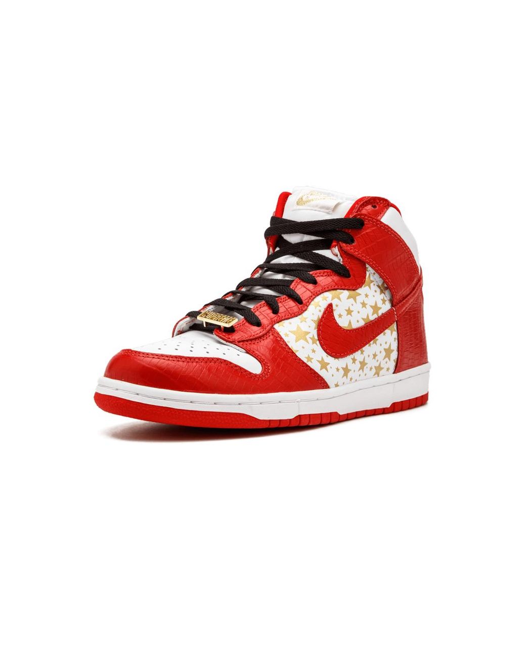 Nike Red X Supreme Sb Dunk High Pro Stars" Sneakers for men