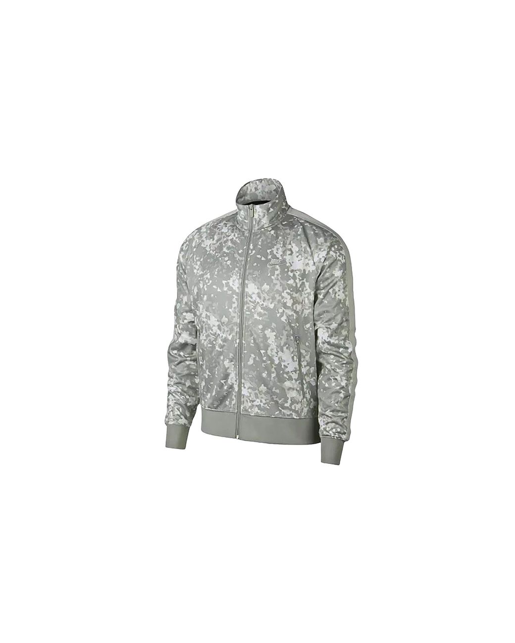 Nike Black Sportswear Camo Tribute Full-Zip Jacket "Bone Spruce Fog" Ar3198 072" for men