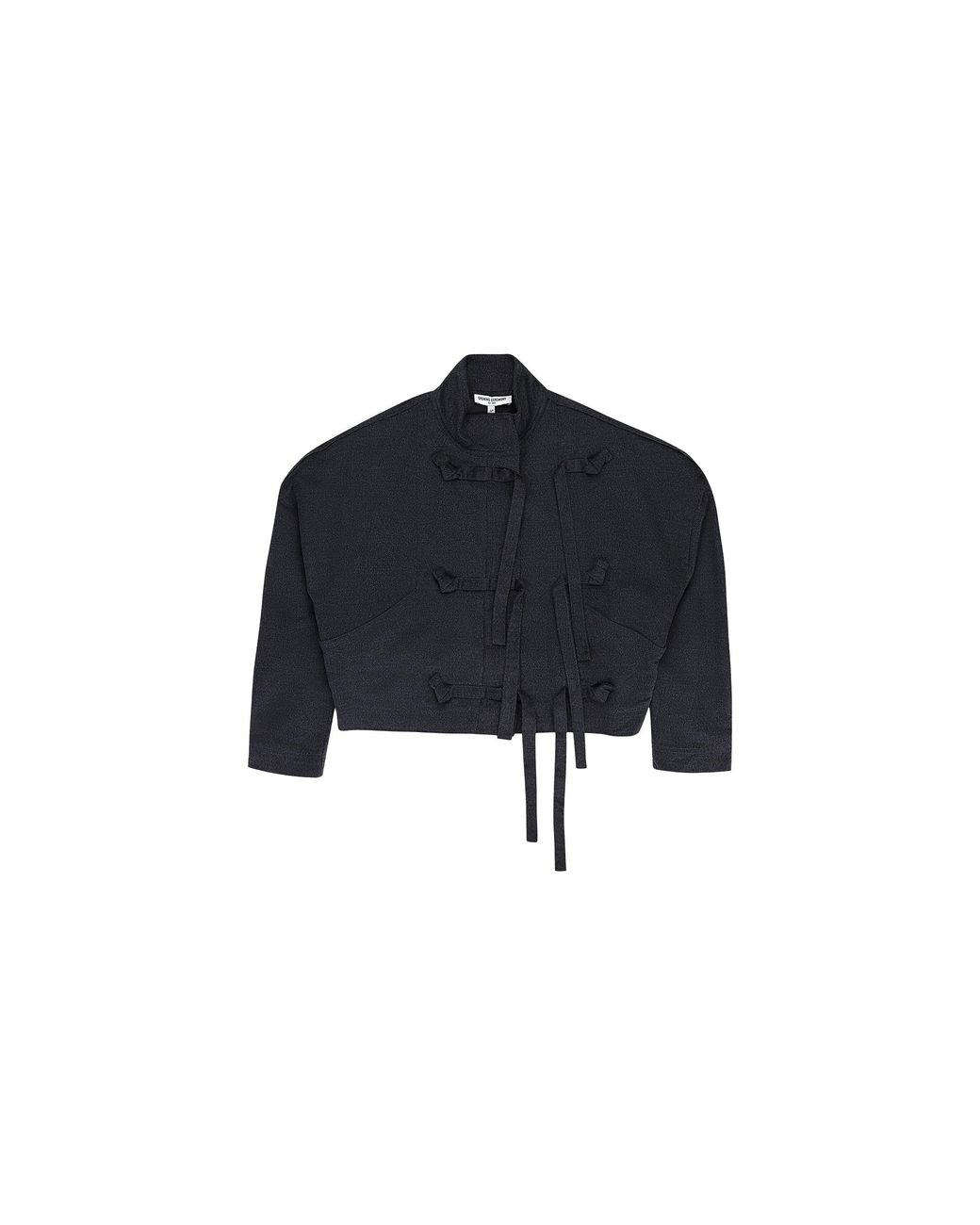 Opening Ceremony Black Wool Tie Knot Jacket 95 Ocy 0079"