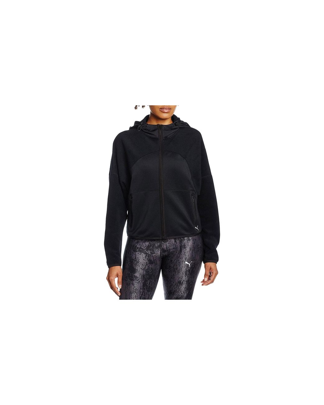 PUMA Black Yogini Warm Hooded Jacket 514576 01"