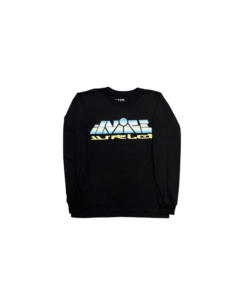 Vlone(GOAT) Black Juice Wrld 999 Globe Long Sleeve T-Shirt Vl0029" for men