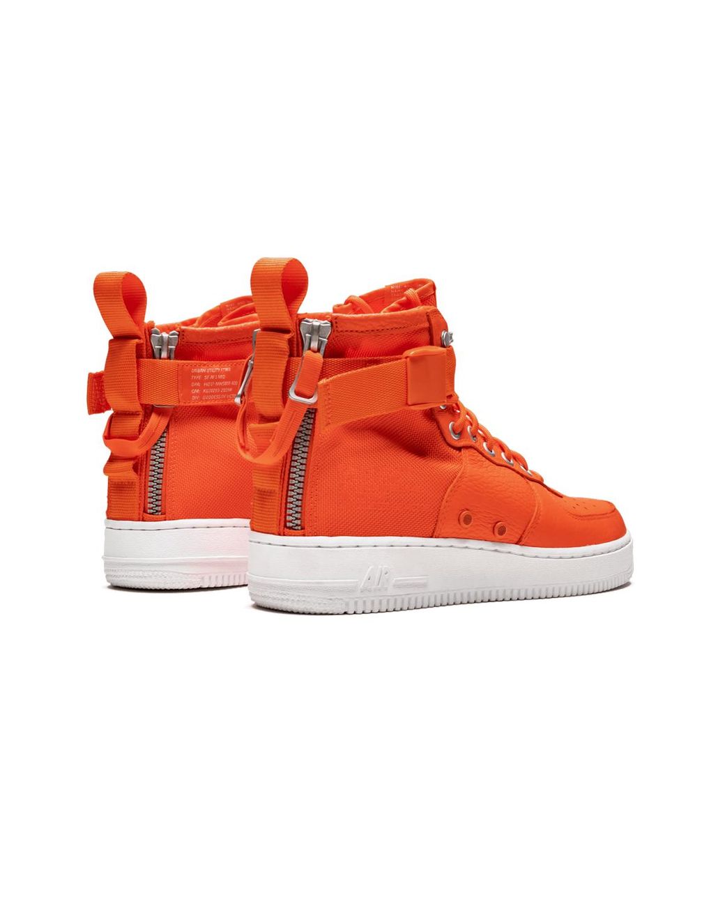 Nike Red Sf Af1 Mid "Team" 917753 800" for men