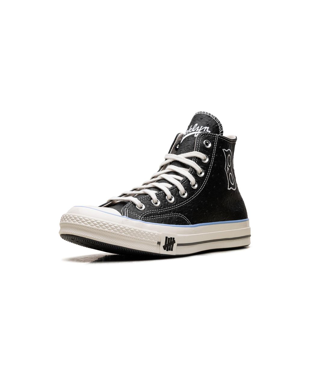 Converse Black Chuck Taylor All Star Hi "Undefeated X Brooklyn Dodgers Ostrich" A21717C" for men