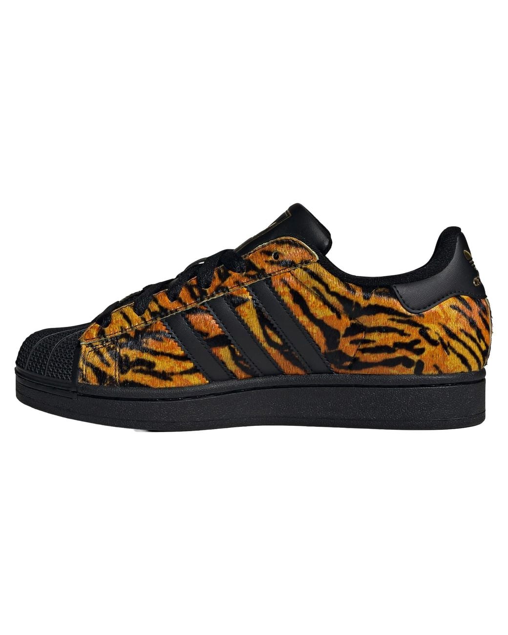 Adidas Black Superstar Ii "Tiger Print" Ih1633"