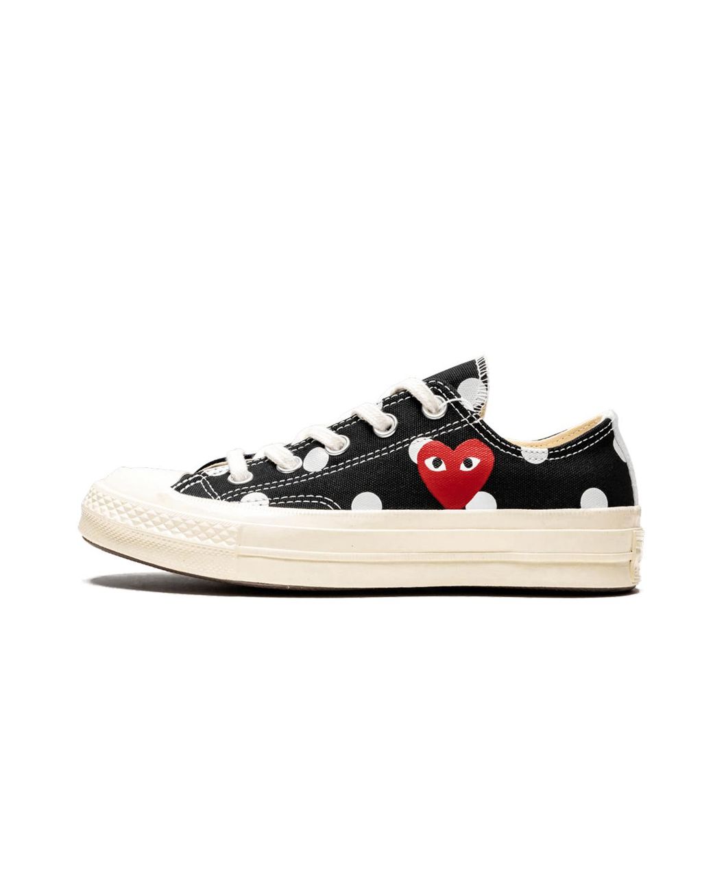 Converse Black Chuck 70 Ox "Comme Des Garçons Play Polka Dot" 157248C" for men