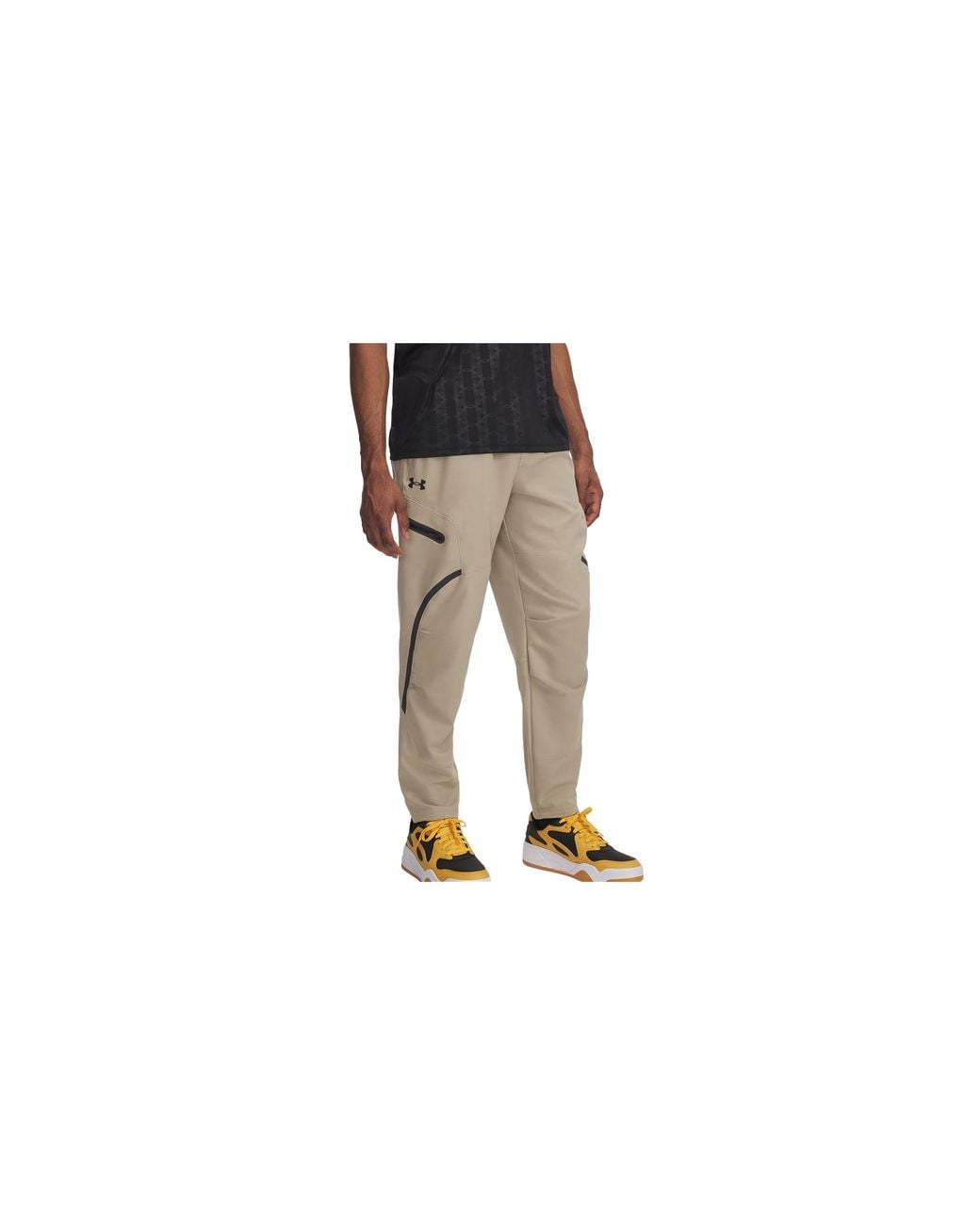 Under Armour Black Unstoppable Cargo Pants "City Khaki 1390256 299" for men