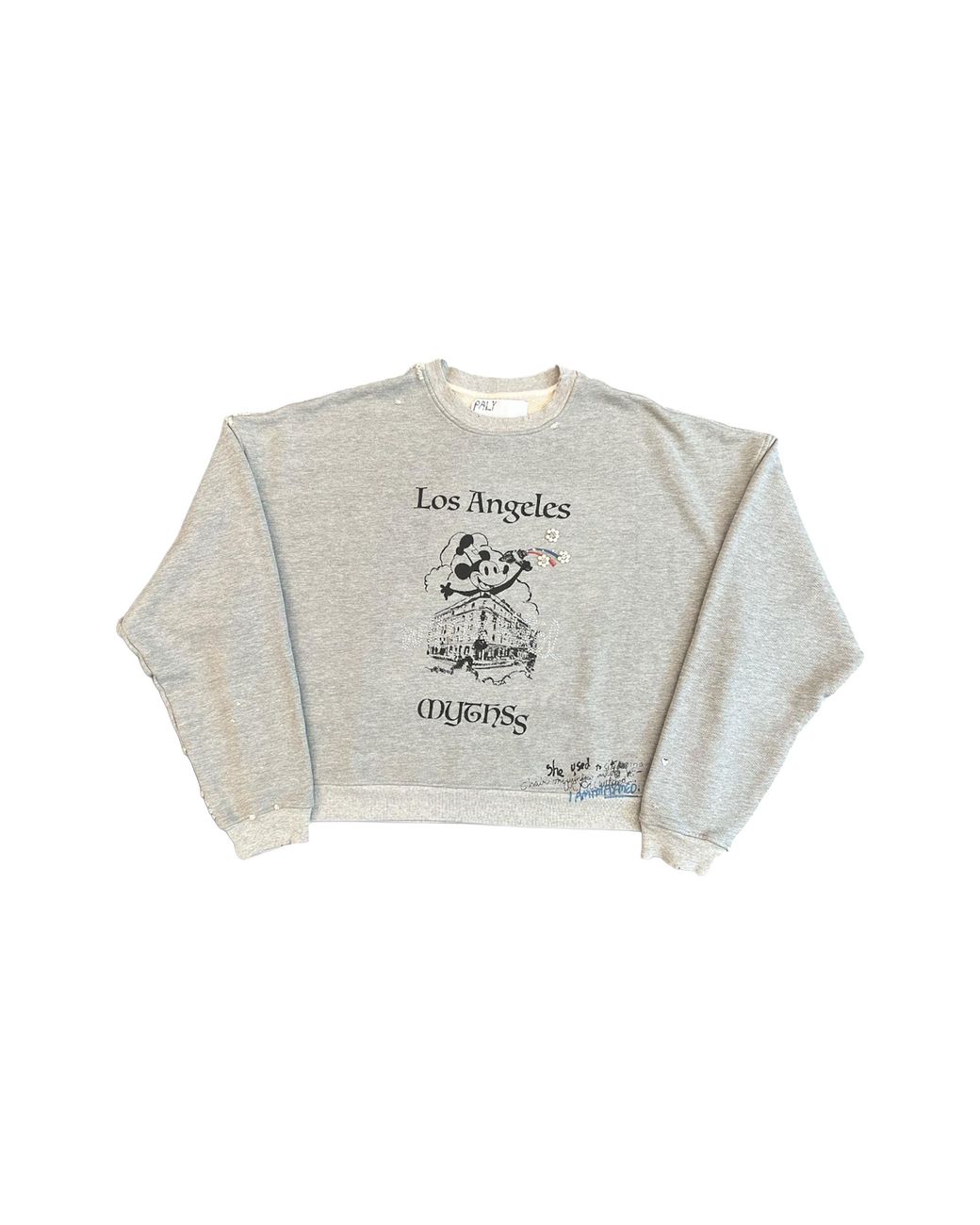 PALY Black Mythss Crewneck 4U010Q1010Gry" for men