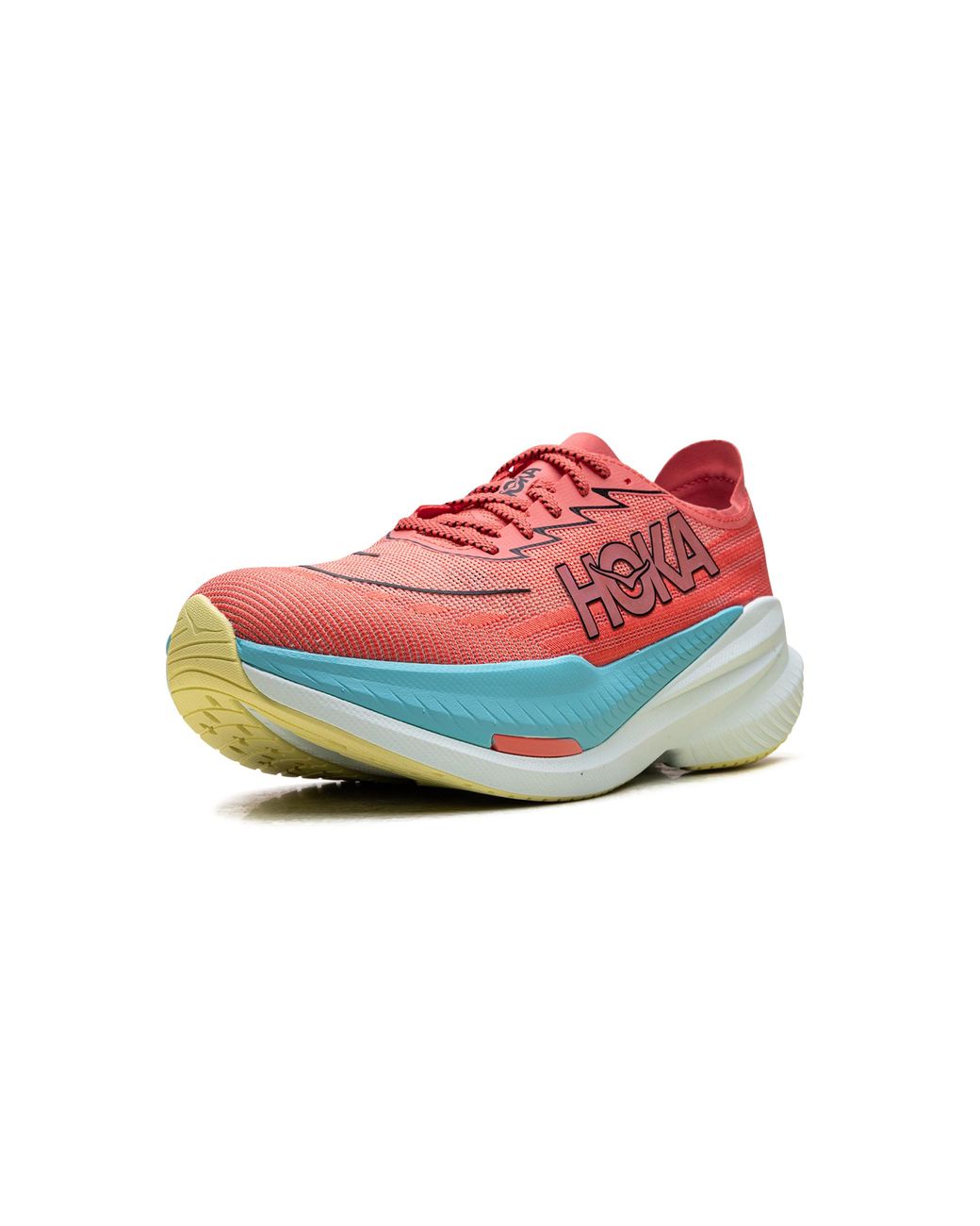 Hoka One One Black Mach X 2 "Grapefruit Electric Coral" 1155119 Gfrt" for men