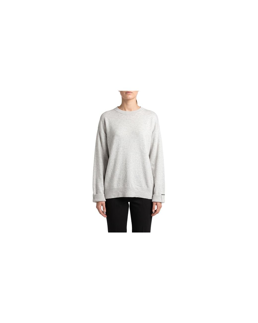 Brunello Cucinelli Black Wool Sweater "Light" Brun2523"