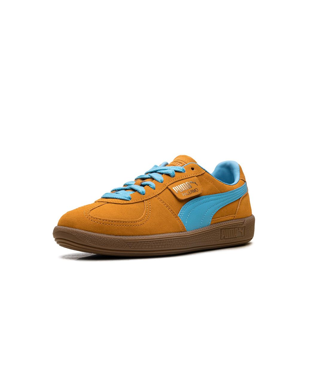 PUMA Black Palermo "Dark Cheddar Bright Aqua" 396463 13" for men