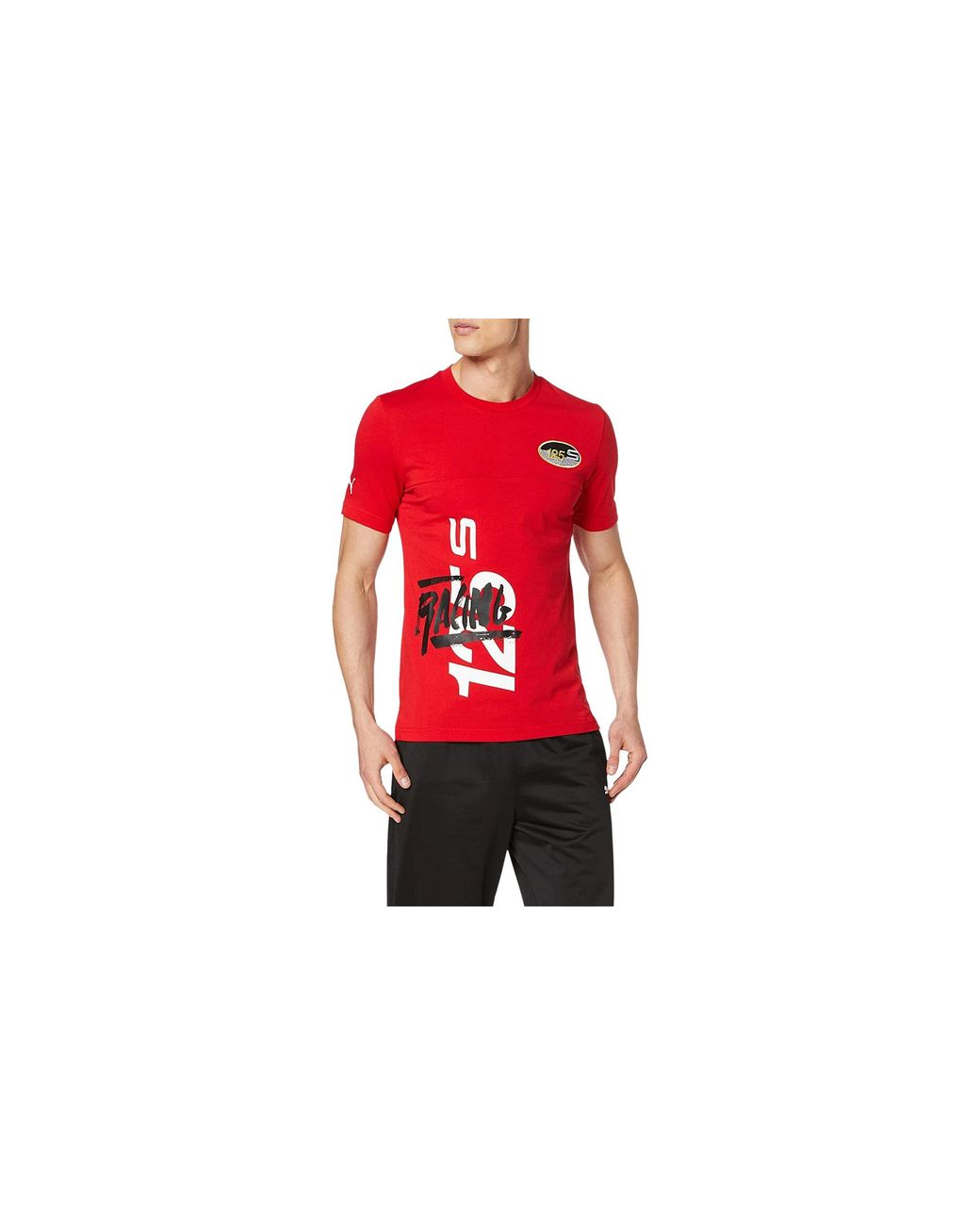 PUMA Red Scuderia Ferrari Street T-Shirt "Rosso Corsa" 576699 01" for men