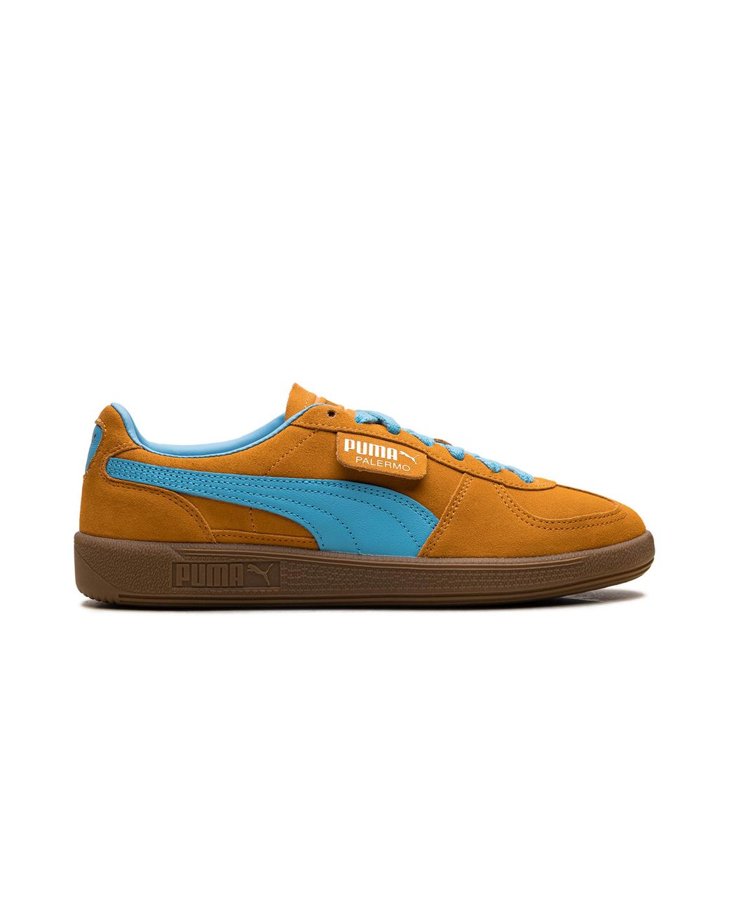 PUMA Black Palermo "Dark Cheddar Bright Aqua" 396463 13" for men