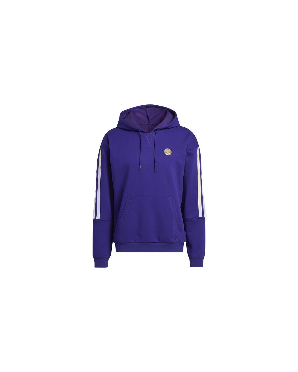 Adidas Blue Donovan Mitchell Pullover Hoodie "Team College" Hb6762" for men