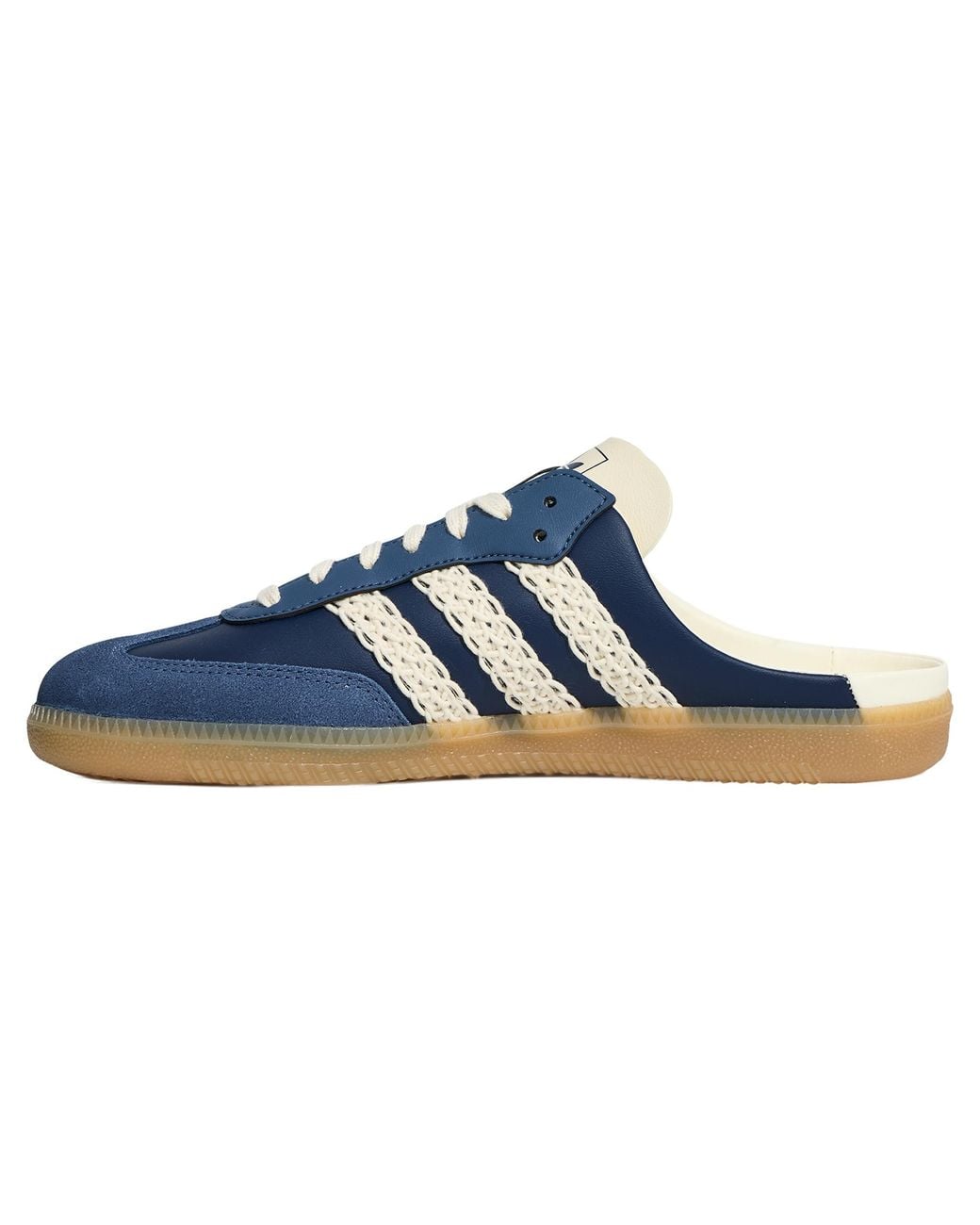 Adidas Blue Samba Mule "Night Off Gum" Hp5053"