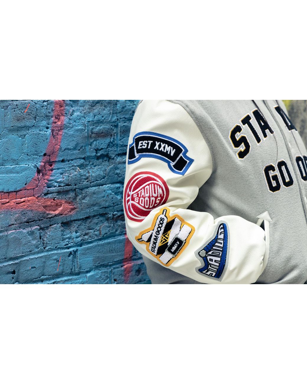 Stadium Goods Black Varsity Jacket "Champions League" Sgs0531"