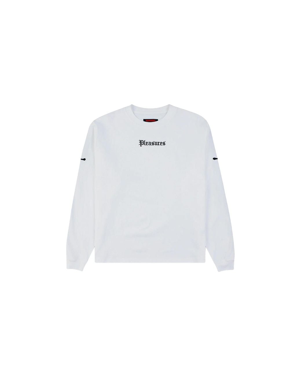 Pleasures Black Luster Long Sleeve T-Shirt P26F023" for men