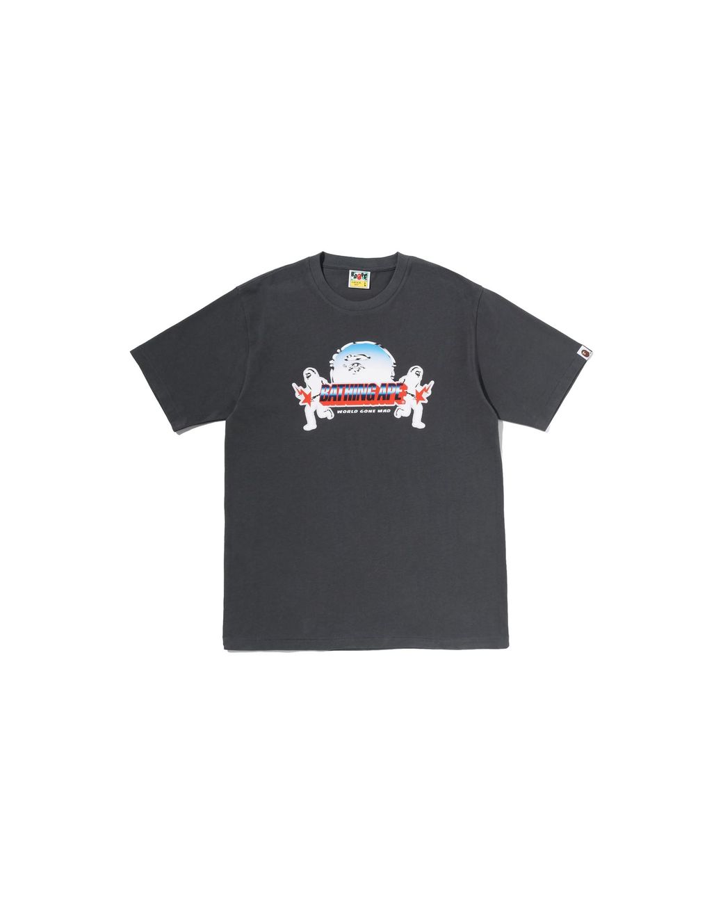 A Bathing Ape Black Metal Ape Head T-Shirt 106" for men