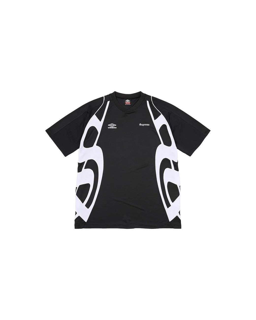 Supreme Black Umbro Old English Soccer Jersey "Ss26