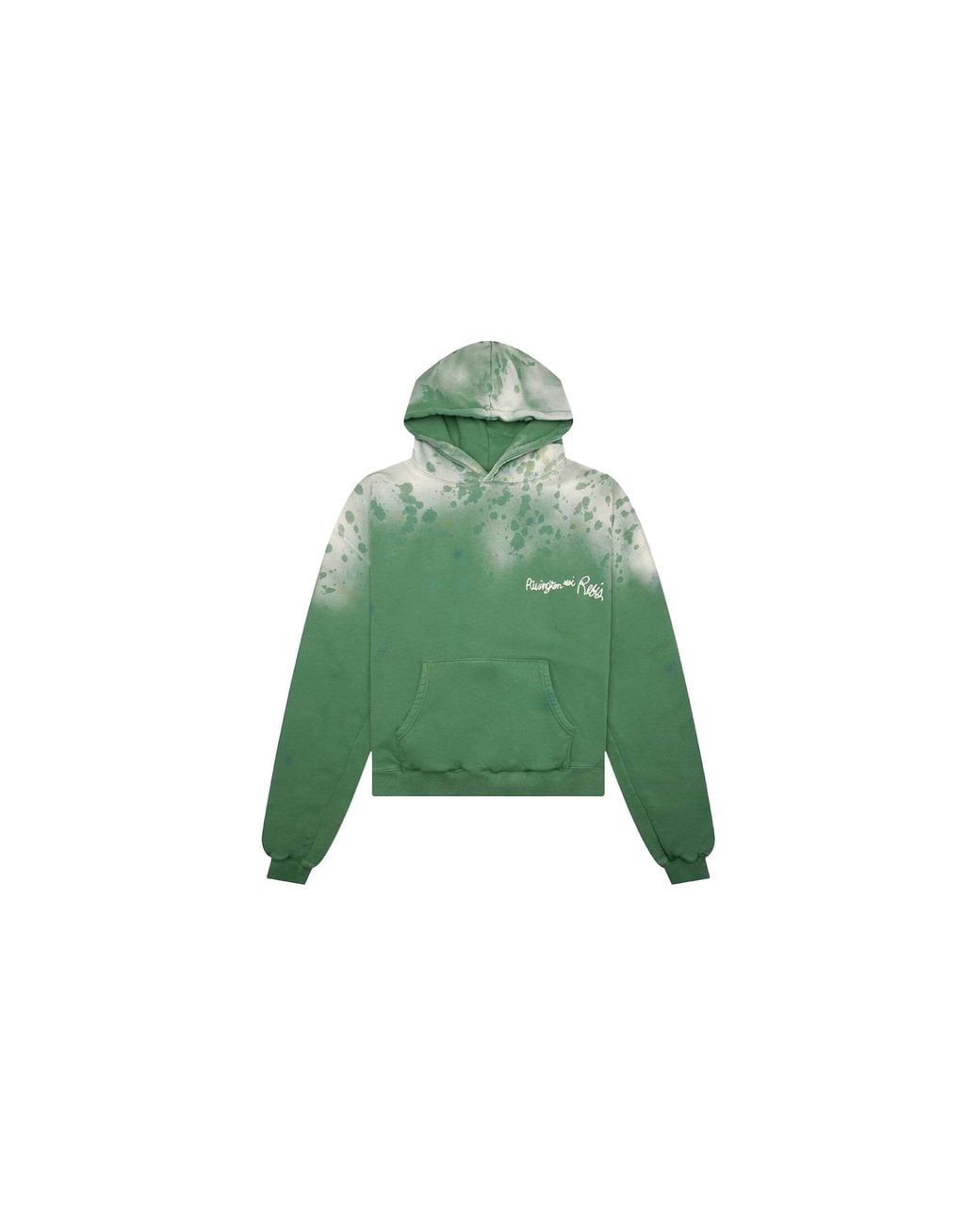 RIVINGTON Green Gym Bag Cva Hooded Sweatshirt "Washed" Gmbg Hd27 Wgrn" for men