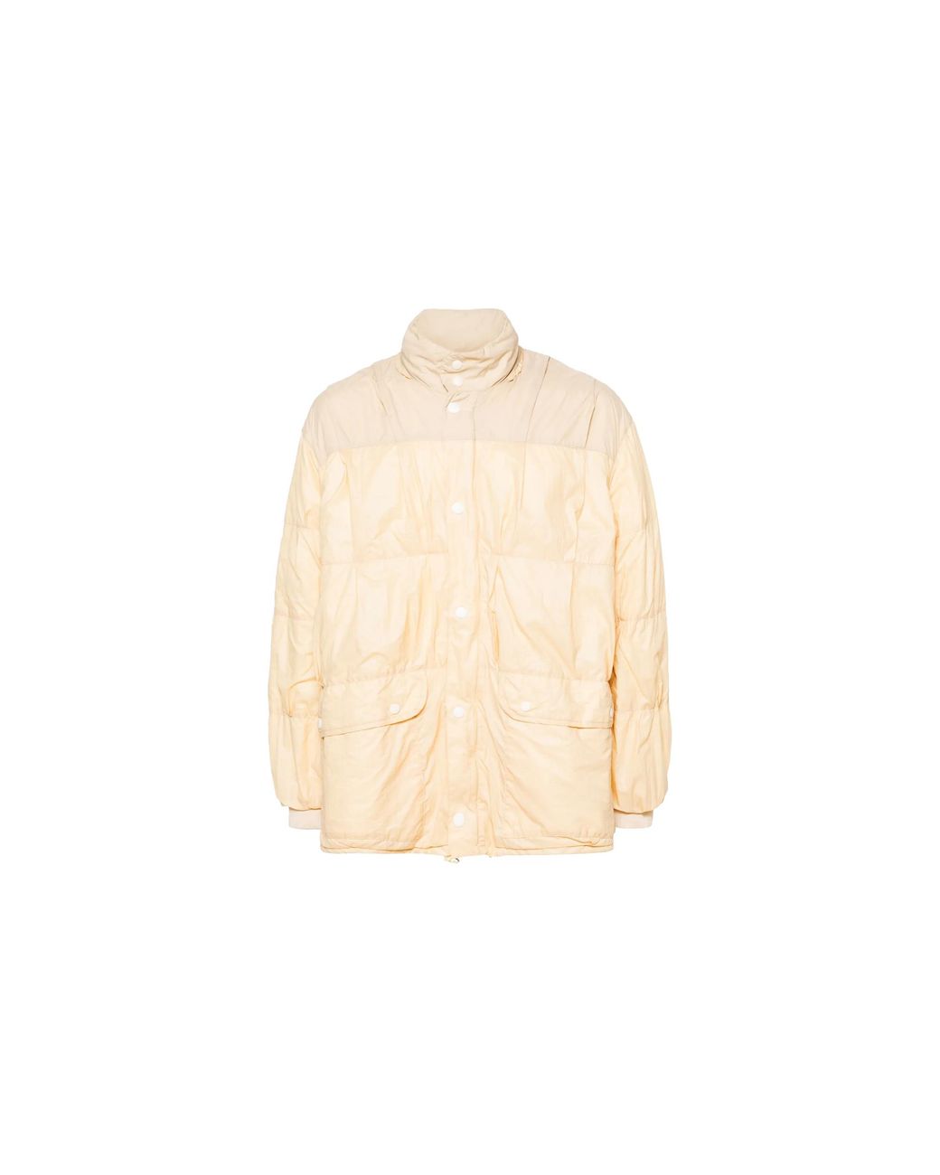 Our Legacy Black Nylon Zip Up Jacket Jackets Cream M2241Ecr" for men
