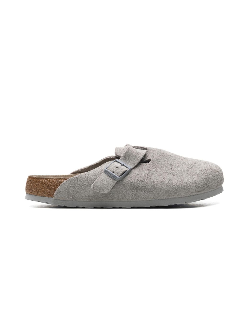 Birkenstock Black Boston Soft Footbed "Suede Stone Coin" 1020549" for men
