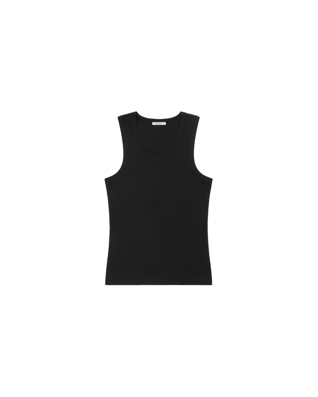 Entire studios Black Rib Tank Top Unu 25 10005 Bl" for men