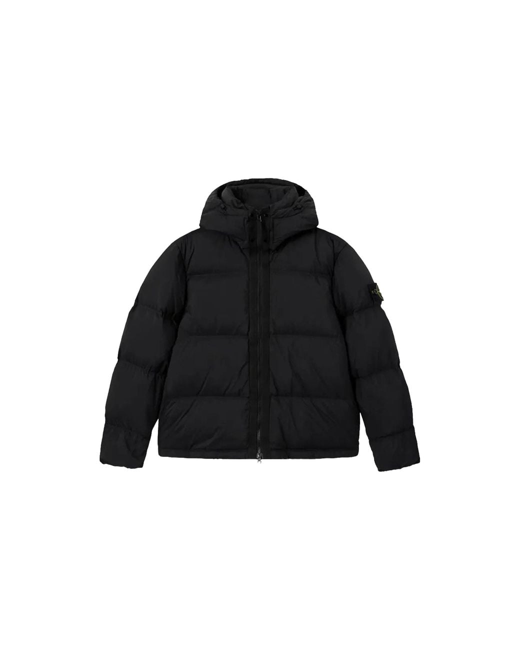 Stone Island Black Matt Ripstop Cordura Advanced Logo Down Jacket 4100013 S0483 V0029" for men